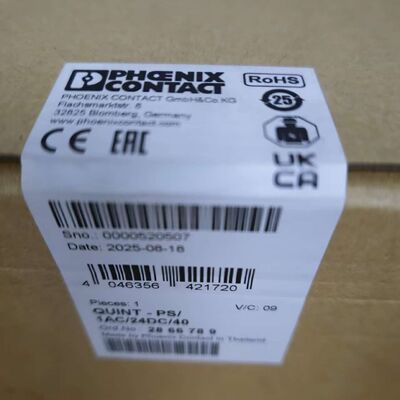 Kontak Phoenix QUINT-PS/1AC/24DC/40 (2866789) Satu fase DIN Rail Power Supply