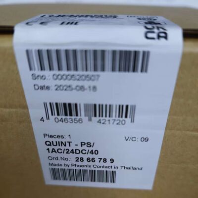 Kontak Phoenix QUINT-PS/1AC/24DC/40 (2866789) Satu fase DIN Rail Power Supply