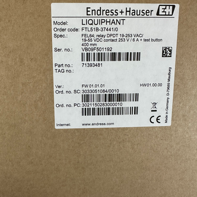 E+H FTL51B-37441/0 Liquiphant FTL51B Extended Probe Vibronic Tuning Fork Level Switch