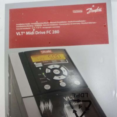 Danfoss FC-280P4K0T4E20H2BXCXX VLT Midi Drive 4kW 380-480V Profibus AC Konverter Frekuensi