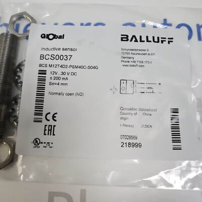 BALLUFF BCS M12T4D2-PSM40C-S04G Sensor Kedekatan Kapasitif