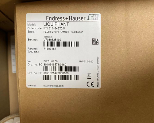 E+H FTL51B-3M7P5/0 Sakelar Level Garpu Tala Liquiphant