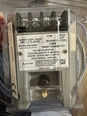 991-25-50-01-00 Thrust Bendently Nevada Transmitter 5 0 - 5.0 Meter