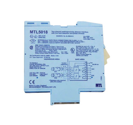 MTL5018 MTL Instrumen Detektor Kedekatan Antarmuka Jumlah Saluran 2