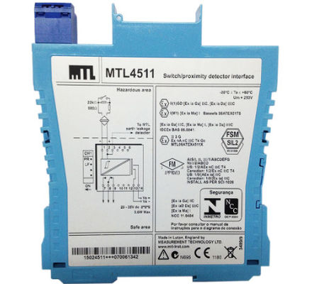 MTL4511 MTL Instruments Switch/Proximity Detector Interface 1-channel, dengan deteksi kesalahan jalur