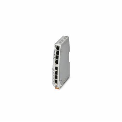 FL SWITCH 1008N 1085256 Industrial Ethernet Switch dengan tingkat perlindungan IP54 dan 0.05 cm-1 Cell Constant
