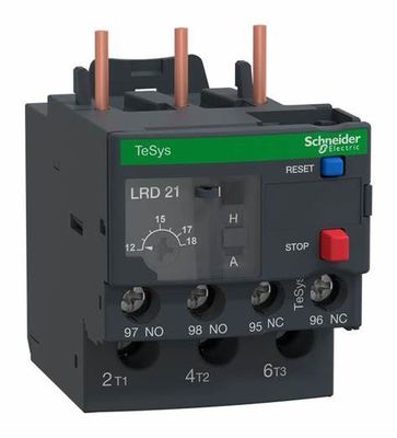 Durable Schneider Electric LRD21 Thermal Overload Relay dengan 7.874