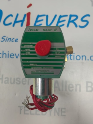 ASCO 8321G001 125DC Katup Solenoid 3-Arah Kuningan 1/4 Inci