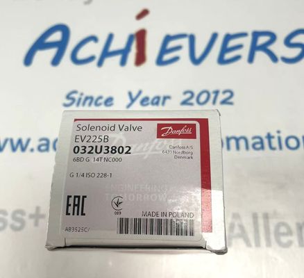 Danfoss Solenoid valve, EV225B, Fungsi: NC, G, 1/2, 3 m3/h, PTFE 032U3805