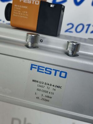 FESTO MDH-52-34-D-4-24DC Katup Solenoid, Rakitan Kumparan Katup 24VDC